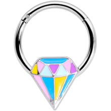 Load image into Gallery viewer, 16G 3/8 Geologist Prize Hinged Segment Ring