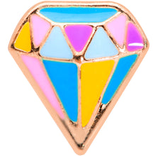 Load image into Gallery viewer, 16G 1/4 Rose Gold Tone Geologist Prize Cartilage Tragus