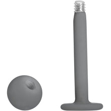 Load image into Gallery viewer, 16G 5/16 Grey Acrylic Matte Labret Monroe Tragus