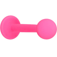 Load image into Gallery viewer, 16G 5/16 Pink Acrylic Matte Labret Monroe Tragus