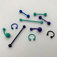 Load image into Gallery viewer, Perfectly Purple Matte Barbell Tongue Ring
