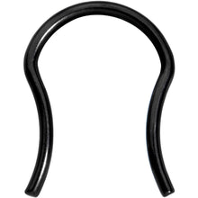 Load image into Gallery viewer, 16G 5/8 Black ASTM F-136 Implant Grade Titanium Septum Retainer