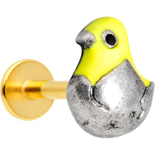 Load image into Gallery viewer, 16G 5/16 Gold Tone Hatching Easter Chick Labret Monroe Tragus