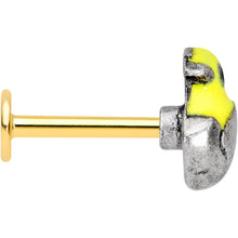 Load image into Gallery viewer, 16G 5/16 Gold Tone Hatching Easter Chick Labret Monroe Tragus
