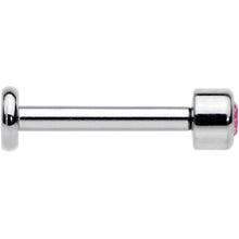 Load image into Gallery viewer, 16G 5/16 Pink Gem Grade 23 Titanium Internally Threaded Labret