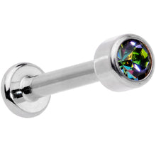 Load image into Gallery viewer, 16G 5/16 Vitrail Gem Grade 23 Titanium Internally Threaded Labret