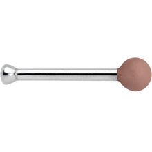 Load image into Gallery viewer, 20G 1/4 Brown Matte 2mm Nose Bone