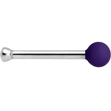 Load image into Gallery viewer, 20G 1/4 Dark Purple Matte 2mm Nose Bone