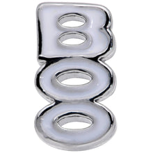 Load image into Gallery viewer, 16G 5/16 White Boo Halloween Labret Monroe Tragus