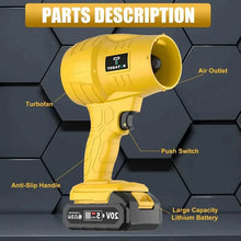 Load image into Gallery viewer, Turbo Jet Handheld Cordless Blower for Leaves, Dust & Car Drying