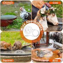 Load image into Gallery viewer, 70W Bird Bath Deicer Aluminum Alloy Water Heater with Thermostat Auto Shutdown