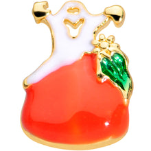 Load image into Gallery viewer, 16G 5/16 Gold Tone Haunted Pumpkin Halloween Labret Monroe Tragus