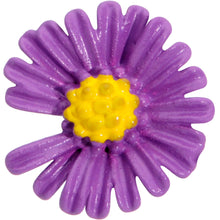 Load image into Gallery viewer, 16G 5/16 Purple Daisy Flower Labret Monroe Tragus