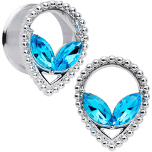 Load image into Gallery viewer, Aqua Gem Alien Double Flare Tunnel Plug Set