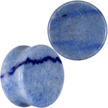 Load image into Gallery viewer, Natural Blue Aventurine Stone Saddle Plug Set