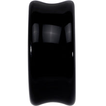 Load image into Gallery viewer, Natural Black Agate Stone Saddle Plug Set