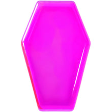Load image into Gallery viewer, Aurora Purple Cloudy Quartz Stone Coffin Double Flare Plug Set