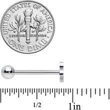 Load image into Gallery viewer, Biohazard Symbol Barbell Tongue Ring