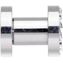 Load image into Gallery viewer, 4G Clear Gem Concentric Circles Screw Fit Plug Set