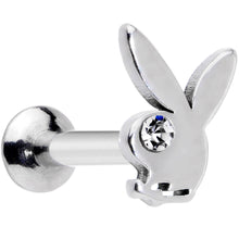Load image into Gallery viewer, 16G 5/16 Licensed Playboy CZ Gem Internally Threaded Labret