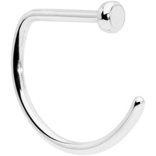 Load image into Gallery viewer, 20G 5/16 Implant Grade Titanium D Shape Nose Hoop