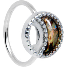 Load image into Gallery viewer, 20G 5/16 Iridescent Crescent Moon Nose Hoop
