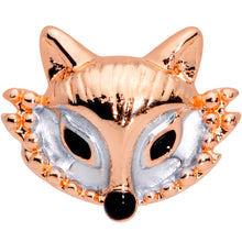 Load image into Gallery viewer, 16G 5/16 Rose Gold Tone Fashion Fox Labret Monroe Tragus