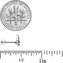 Load image into Gallery viewer, 16G 1/4 Broom Witch Hat Halloween Cartilage Tragus Earring