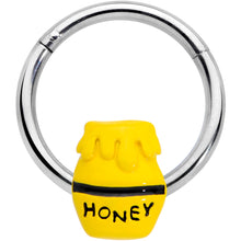 Load image into Gallery viewer, 16G 3/8 Jar of Honey Hinged Segment Ring