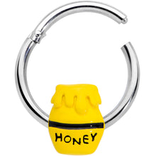 Load image into Gallery viewer, 16G 3/8 Jar of Honey Hinged Segment Ring