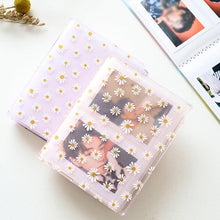 Load image into Gallery viewer, 72 Pockets Book Album for PVC 3/4/5/6 Inch Album Daisy Printing 3 inch Photo paper Mini Films Transparent Photo Album Book Gifts For Friends And Coin Collectors