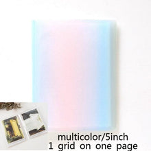 Load image into Gallery viewer, 72 Pockets Book Album for PVC 3/4/5/6 Inch Album Daisy Printing 3 inch Photo paper Mini Films Transparent Photo Album Book Gifts For Friends And Coin Collectors