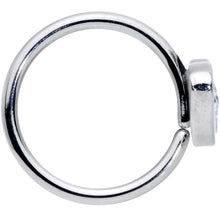 Load image into Gallery viewer, 18G 3/8 Sweet Smiling Whale Nose Nose Hoop