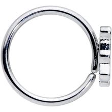 Load image into Gallery viewer, 18G 3/8 Happy Purple Hippo Nose Hoop