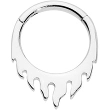 Load image into Gallery viewer, 16G 5/16 Flames of Style Fire Hinged Segment Ring