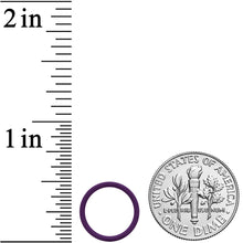 Load image into Gallery viewer, 18G 3/8 Purple Matte Cartilage Hinged Segment Ring