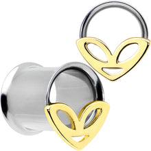 Load image into Gallery viewer, Two Tone Alien Face Double Flare Tunnel Plug Set