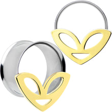 Load image into Gallery viewer, Two Tone Alien Face Double Flare Tunnel Plug Set