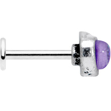 Load image into Gallery viewer, 16G 5/16 Blue Faux Opal Elegant Elephant Labret Monroe Tragus