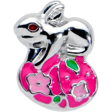Load image into Gallery viewer, 16G 5/16 Pink Gem Easter Egg Easter Bunny Labret Monroe Tragus