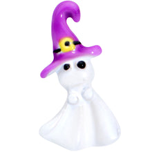 Load image into Gallery viewer, 16G 1/4 Gold Tone Ghost Witch Halloween Cartilage Tragus Earring