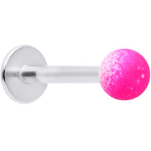 Load image into Gallery viewer, 16G 5/16 Pink White Ombre Soft Finish Labret Monroe Tragus
