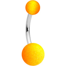 Load image into Gallery viewer, Orange Yellow Ombre Soft Finish Belly Ring