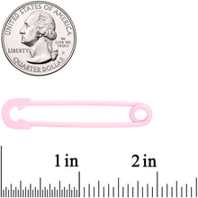 Load image into Gallery viewer, 14G Pink Matte Punk Rock Safety Pin Industrial Barbell 38mm