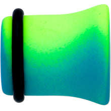 Load image into Gallery viewer, Green Blue Ombre Matte Acrylic Single Flare Plug Set