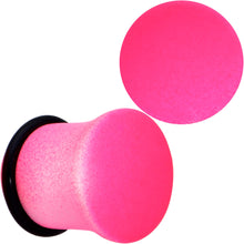 Load image into Gallery viewer, White Pink Ombre Matte Acrylic Single Flare Plug Set Sizes 2mm-12mm