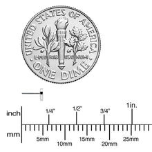 Load image into Gallery viewer, Implant Grade 23 Titanium Heart Threadless Push In Top