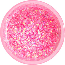 Load image into Gallery viewer, Clear Pink Acrylic Glitter Glam Saddle Plug Set