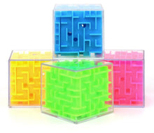 Load image into Gallery viewer, 3D Maze Magic Cube Transparent Six-sided Puzzle Speed Cube Rolling Ball Game Maze Toys for Children Educational