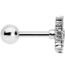 Load image into Gallery viewer, 16G 1/4 Clear Gem Glam Butterfly Cartilage Tragus Earring